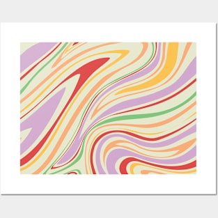 Groovy Swirling Liquid Pattern - Vintage Circus Posters and Art